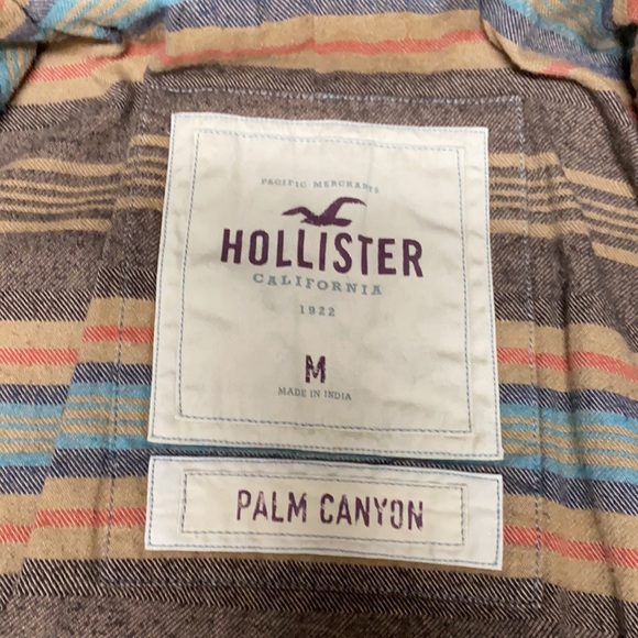 Authentic Hollister Palm Canyon Distressed Leather Jacket. - Picture 8 of 16